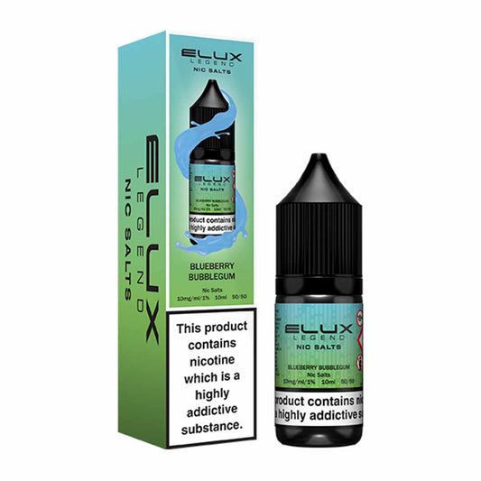 Blueberry Bubblegum Nic Salt E-liquid by Elux Legend